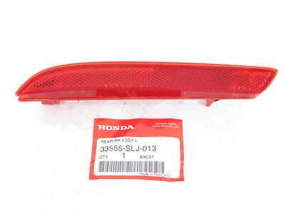 Honda Acura 33555-SLJ-013 Driver Rear Bumper Reflector CR-V Fit