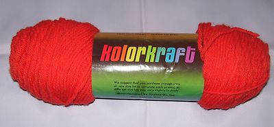 KOLORKRAFT SAYELLE VINTAGE YARN - BRICK - 4 oz.