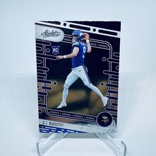2024 J.J. McCARTHY Rookie Absolute Silver Foil Minnesota Vikings QB RC #110