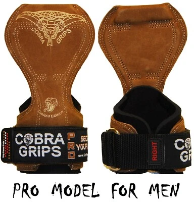 GRIP POWER PADS Cobra Grips PRO Gym Body Building Hooks Gloves Sports Weight Lifting Grips
