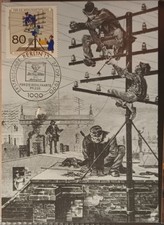 Maximum Karte Berlin -  Michel-Nr.  877  auf  Maximum karte,