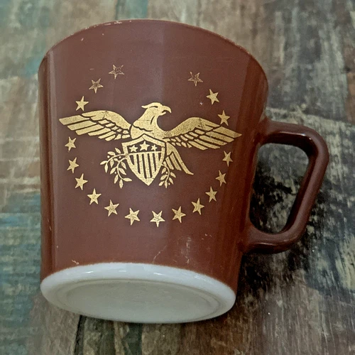 Vintage Pyrex Early American "Federal Eagle" Coffee Mug