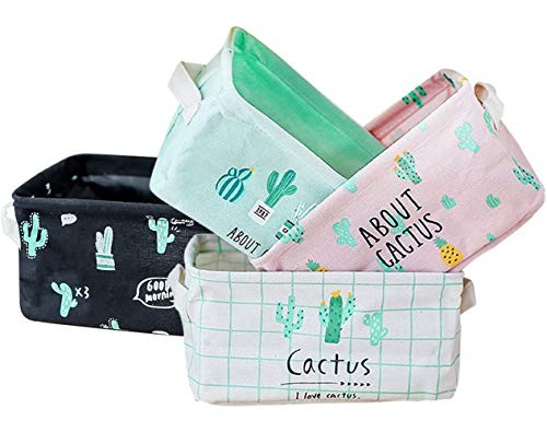 KRLIFCSL Storage Bins Foldable Cactus Storage Basket for Nursery, Kids Toys, - Picture 2 of 6