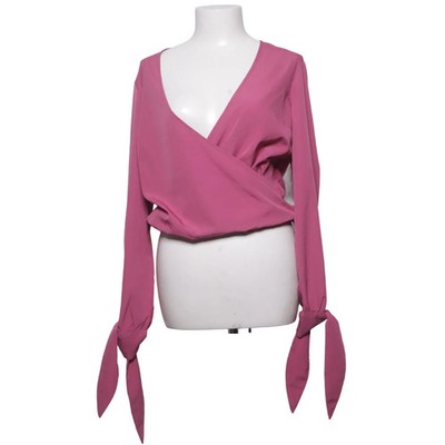 NA-KD, Bluse, Größe: 38, Tied Sleeve Wrap Over Top, Pink, Polyester #N7F