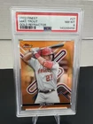 2022 Topps Finest - Mike Trout #27 Orange Refractor /25 Angels PSA 8