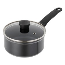 Kuhn Rikon Easy Induction Saucepan, 20cm/3 Litre Oven Safe 20 cm/3 L, Black 
