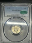 1942 P Mercury Silver Dime PCGS MS67 CAC Approved Strong Bands Nice Luster