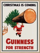 Guinness Beer AD Aluminum Retro Remake Sign Alcohol 12x8in Vintage Mancave 091