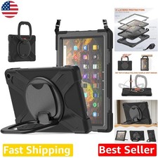 Durable Fire HD 10 2023 Case: Rotating Stand,...