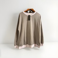 Color Block Sweatshirts for Women Crewneck Long Sleeve Oversized Pullover Tops