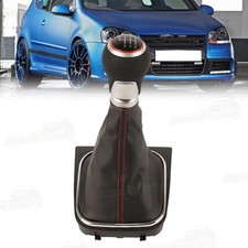 For Vw Jetta Gli Mk5 Mk6 2005-2014 6 Speed Gear Shift Knob Pu Leather Boot For Vw Jetta Gli Mk5 Mk6 2005-2014 6 Speed Gear Shift Knob Pu Leather Boot