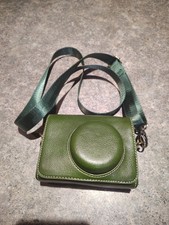 Leather Camera Bag Pouch Case Cover With Strap for Sony ZV-1F ZV-1 II ZV1 2