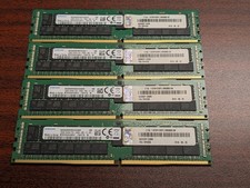 Lot of 4 IBM 78P4200 128GB 2S4Rx4 DDR4-2666V PC4-21300 ECC Registered Memory