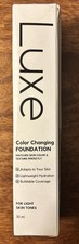 Luxe Research Color Changing Foundation for Women   30 mL Light Free Shipping