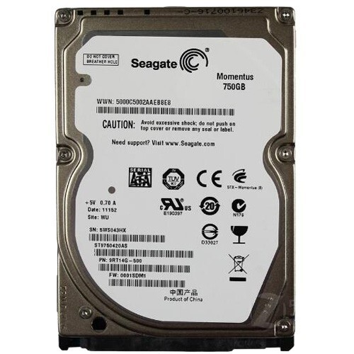 Seagate Momentus 750Gb 2,5" SATA HDD