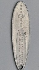 Vintage General Motors Technical Center Dedication May 16, 1956 Keychain