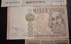Foreign currency BANCA D' ITALIA 3 Bank notes 1944-82-85 — photo 7