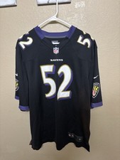 Ray Lewis Baltimore Ravens Nike On Field Jersey Men’s XL Black #52 NFL