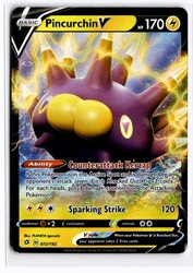 Pincurchin V 072/192 Rebel Clash Holo Ultra Rare