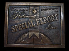 TH07108 NOS VINTAGE 1975 HEILEMAN'S SPECIAL EXPORT BEER ADVERTISEMENT BUCKLE