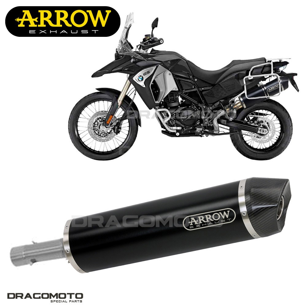 Pot ARROW noir BMW F 800 GS 2016 : éliminez le poids d'origine