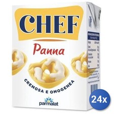 24X Multipack Panna Parmalat Chef Ml 200