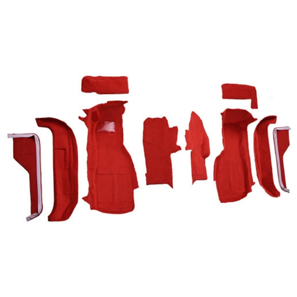 Juego de alfombras delanteras para Chevrolet Corvette 1988-1989 con almohadilla Cutpile Foto 2 de 4