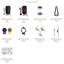 Pre-Order KPOP DEMON HUNTERS OFFICIAL LIGHTSTICK AND ACCESSORIES ONLINE SALES