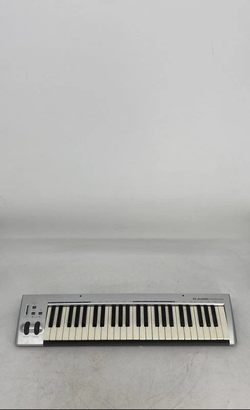 M-Audio Key Studio Silber Schwarz USB 49 Tasten Midi Keyboard Controller