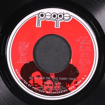 JB'S: all aboard the soul funky train / mono PEOPLE 7'' Single 45 RPM