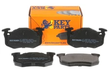 Brake Pads Set fits PEUGEOT 206 1.4D Rear 02 to 07 8HX(DV4TD) KeyParts 4205071