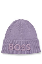 Hugo Boss Unisex Afox Beanie 50497967 Medium Purple One Size