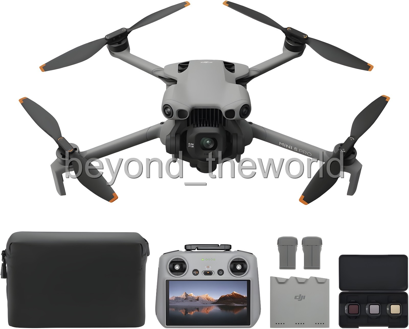 DJI Mini 5 Pro Fly More Combo Plus (DJI RC 2) Camera Drone (3 Batteries ...