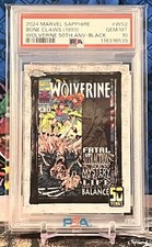 Wolverine 🔥 2024 Topps Chrome Sapphire Greatest Moments Black /10 SSP PSA 10 📈