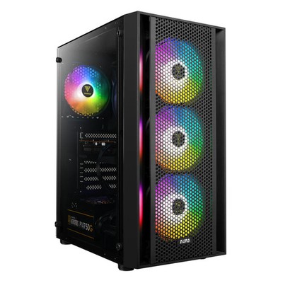 NEW RTX 3050 6GB Gaming PC Desktop i3 12100 8GB 480GB Gamdias ATX Aura QKCL6