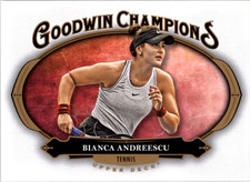 Bianca Andreescu 2020 Upper Deck Goodwin Champions Tennis Card #77
