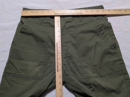 VTG 1980s US ARMY OG-507 Military Trouser Utility Durable Press Pants Men 30x30* - Picture 4 of 22