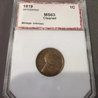 1919 Offcenter Penny PCI Graded Cleaned