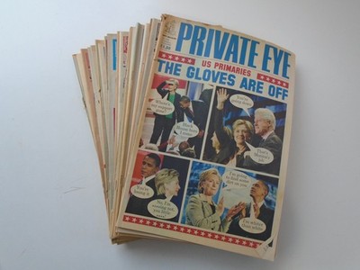 Private Eye - 26 different issues from 2008. See pics below.