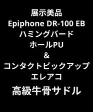 Chitarra acustica elettrica Epiphone DR-100 EB Hummingbird in buone condizioni con PU