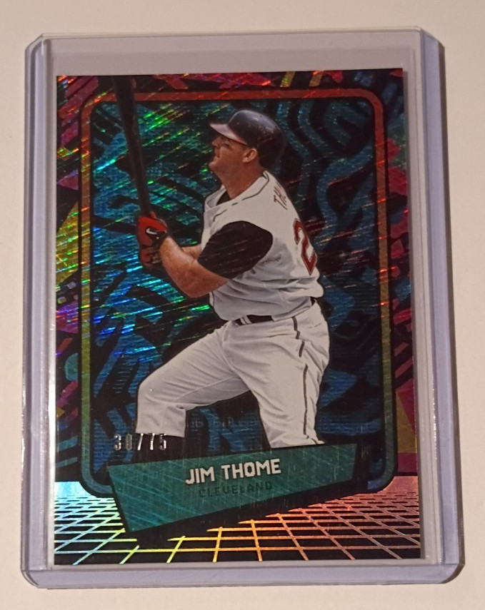 2026 Panini Decades 90s Pop Culture Jim Thome #17 Teal Foil /75 CLEVELAND