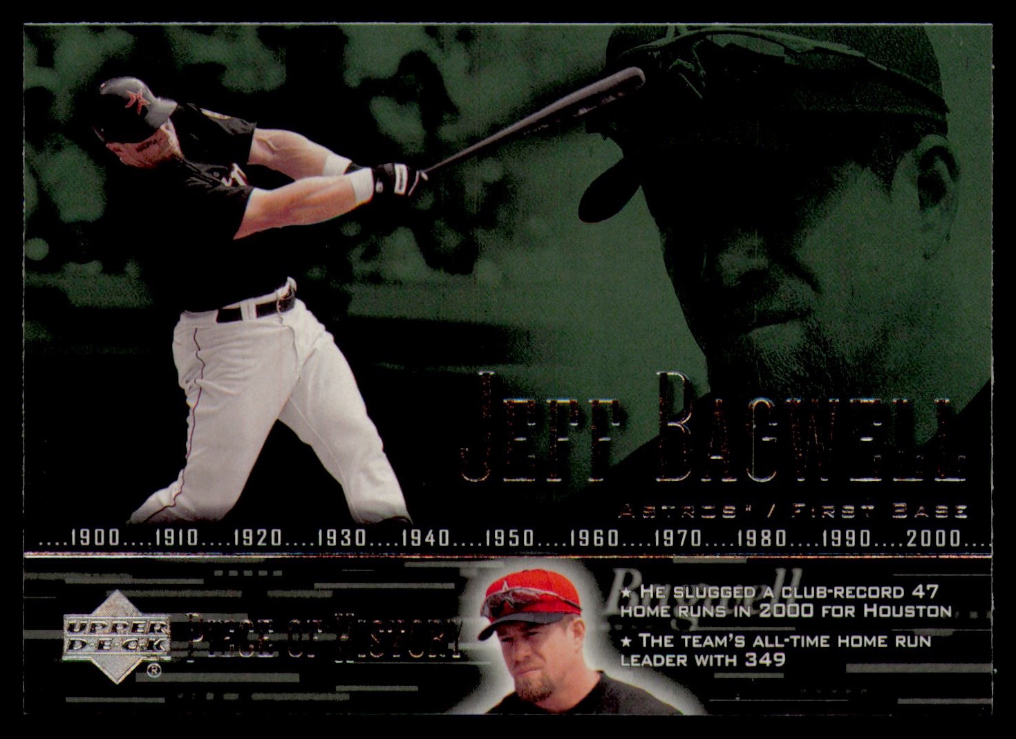 2002 Upper Deck Piece of History #43 Jeff Bagwell