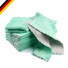 Microfaser Küchentücher 25x25cm 12er Set, Super Saugfähig & Waschbar, Weich &...