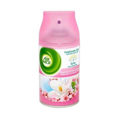 2x Air Wick Air Freshener Magnolia & Cherry Blossom Odor Eliminator 250ml
