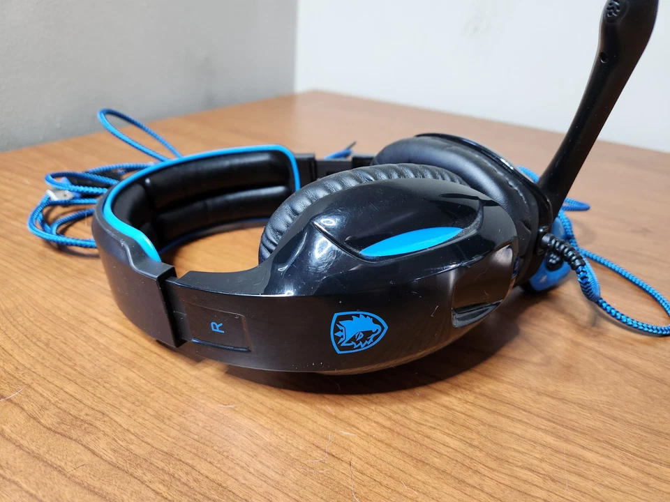 Sades Model SA-902 USB Gaming Headset Headphones Tested Working - Image 4 of 4