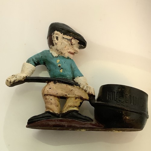Antique Cast Iron Hill Clutch Automotive Foundry Worker Cast Iron Door Stop - Picture 14 of 16