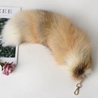 Therian Tail Plush Keychain Long Pendant Cosplay Tail Animal Car Keyring 40CM