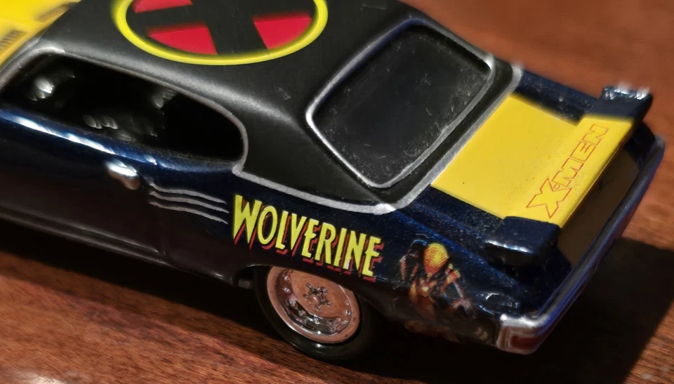 Pontiac GTO Judge 1971 Sports Muscle Car Johnny Lightning Marvel X-Men Loose - Image 3 of 4