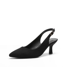 Damen Pumps Slingback Sandalen Pumps f&uuml;r Damen Pointed Toe Kleid Partei Geric...