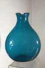 VINTAGE BLENKO GLASS WATER BOTTLE 1 YEAR ONLY #549  RARE TEAL COLOR WAYNE HUSTED